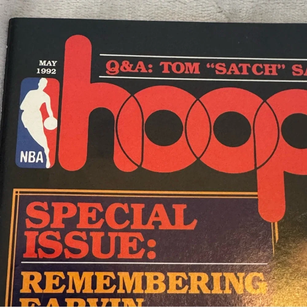 Hoop Magazine May 1992 Magic Johnson Tribute w/ Poster Lakers NBA - Picture 10 of 11